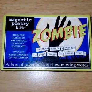 Zombie Magnetic Poetry